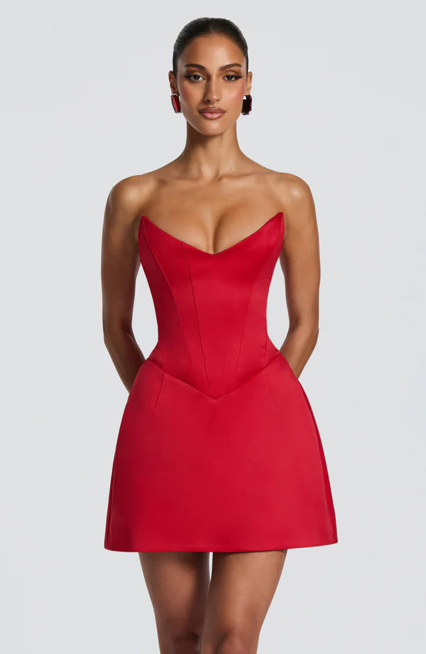 Test Torin Mini Dress - Red