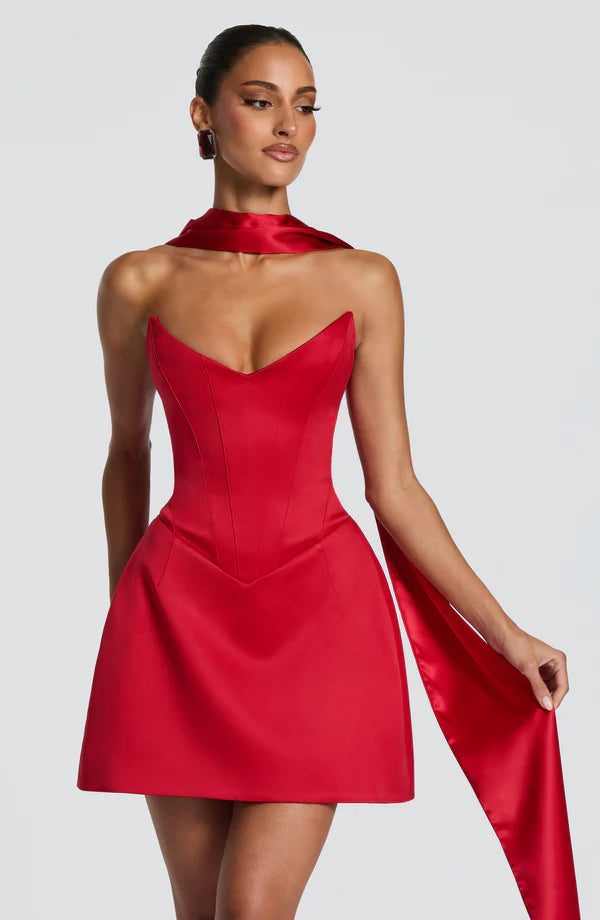 Test Torin Mini Dress - Red