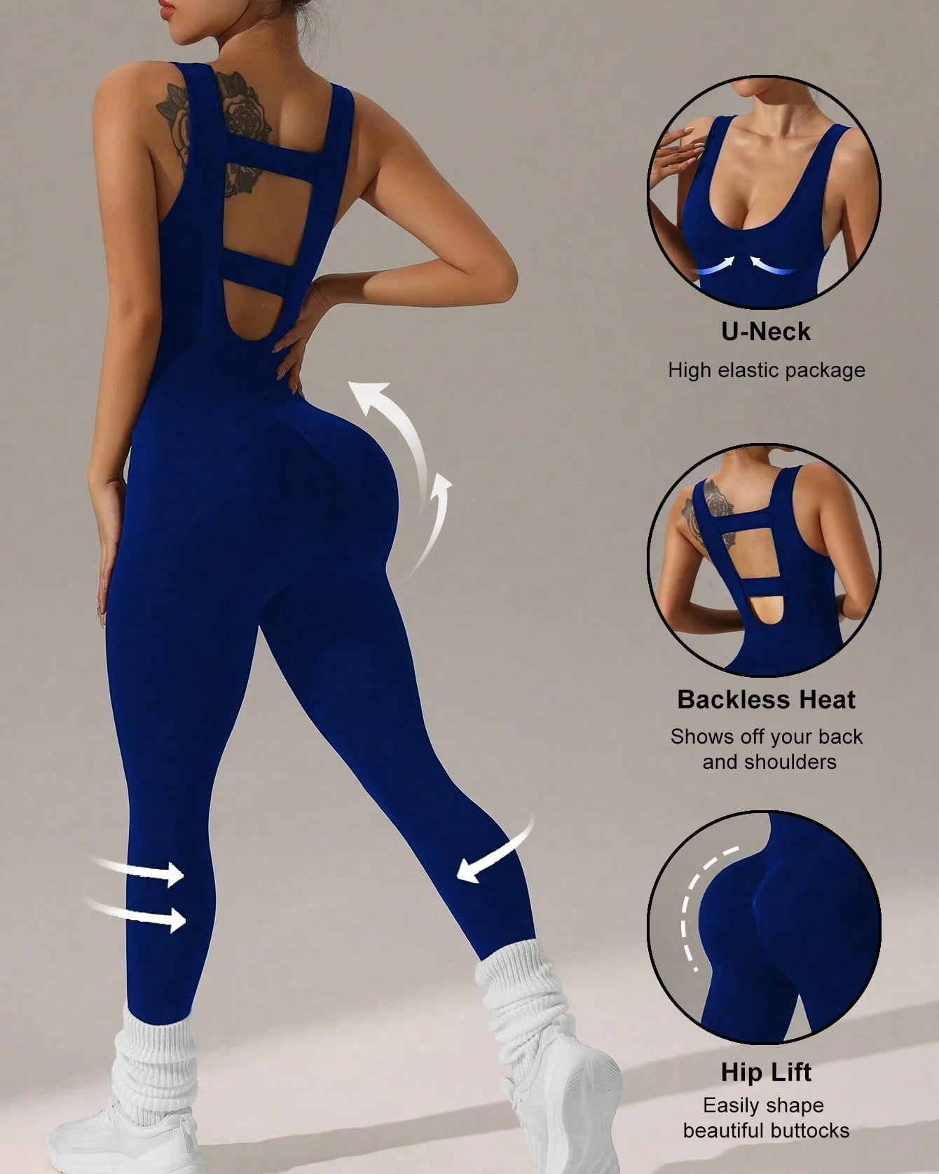 Hollow Vest Yoga Jumpsuit