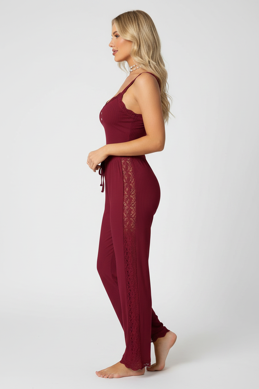 Wine Red - Left side profile