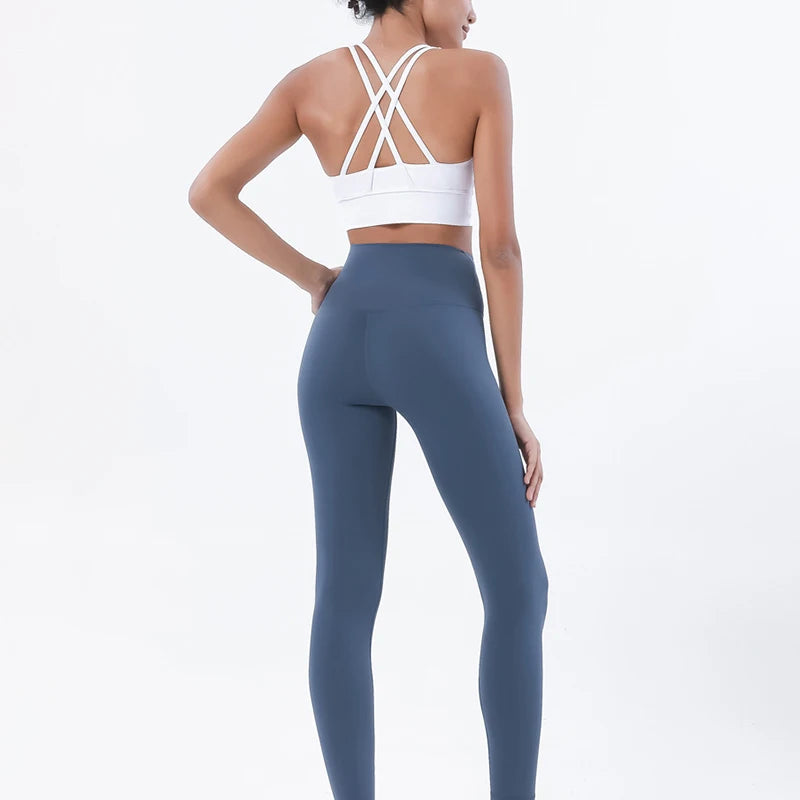 2-Piece Nylon Yoga Set | Breathable Quick-Dry Sportswear