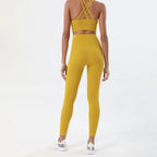 2-Piece Nylon Yoga Set | Breathable Quick-Dry Sportswear