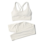 2-Piece Nylon Yoga Set | Breathable Quick-Dry Sportswear