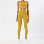 2-Piece Nylon Yoga Set | Breathable Quick-Dry Sportswear