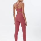 2-Piece Nylon Yoga Set | Breathable Quick-Dry Sportswear