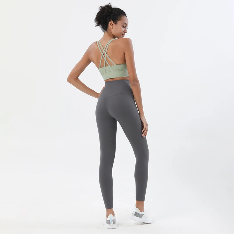 2-Piece Nylon Yoga Set | Breathable Quick-Dry Sportswear