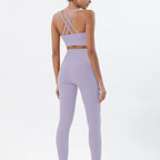 2-Piece Nylon Yoga Set | Breathable Quick-Dry Sportswear