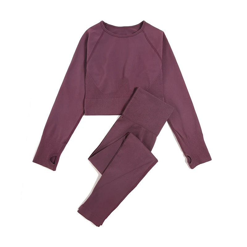 Seamless Gym Sportswear Set | 2, 3 or 4-Piece Yoga Activewear