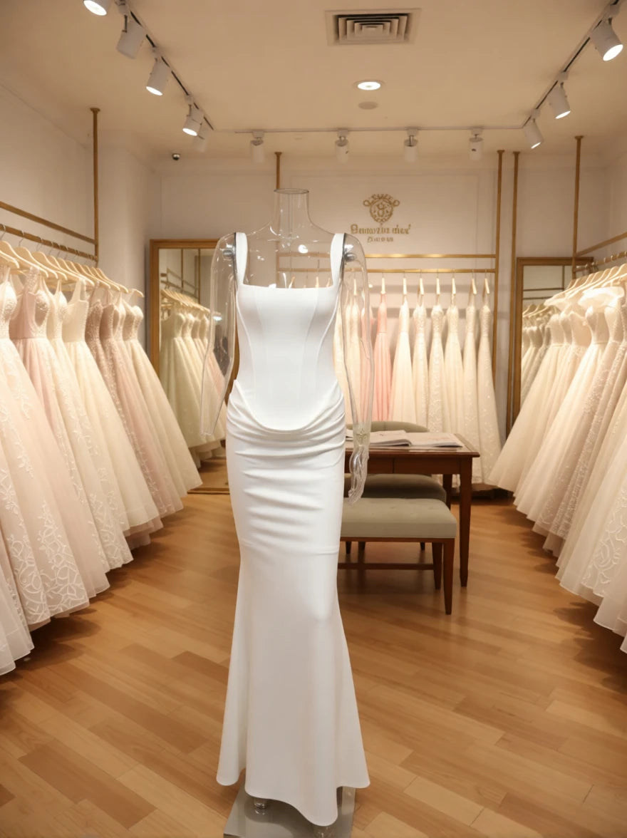 Corset Maxi Dress | Elegant Mermaid Ball Gown Evening Dress
