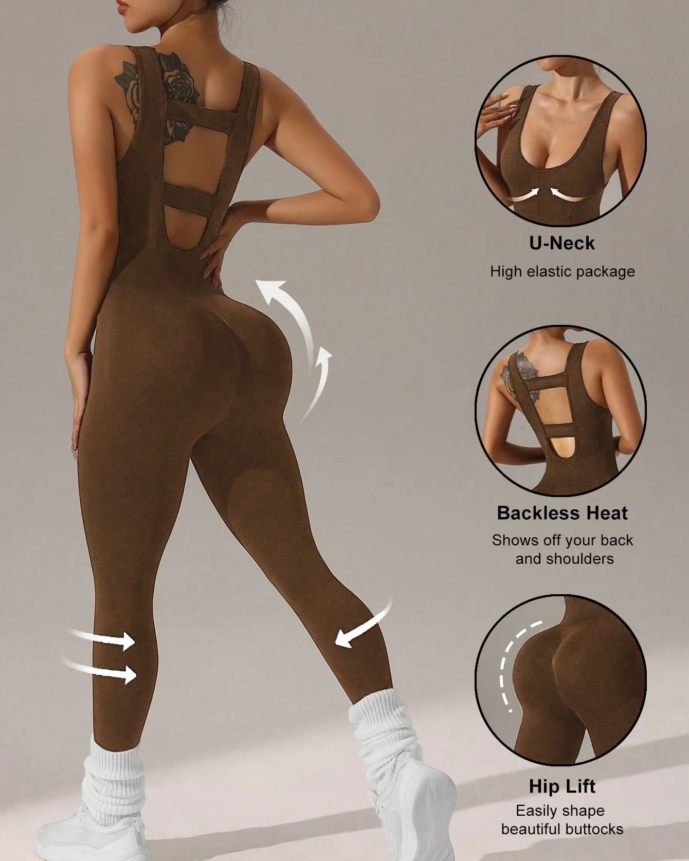 Hollow Vest Yoga Jumpsuit