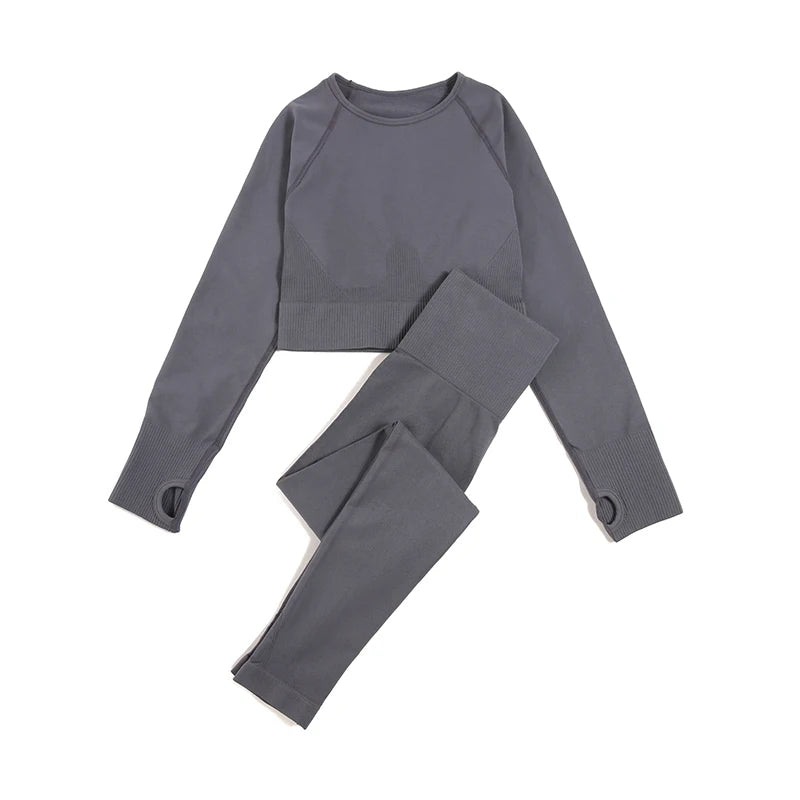 Seamless Gym Sportswear Set | 2, 3 or 4-Piece Yoga Activewear
