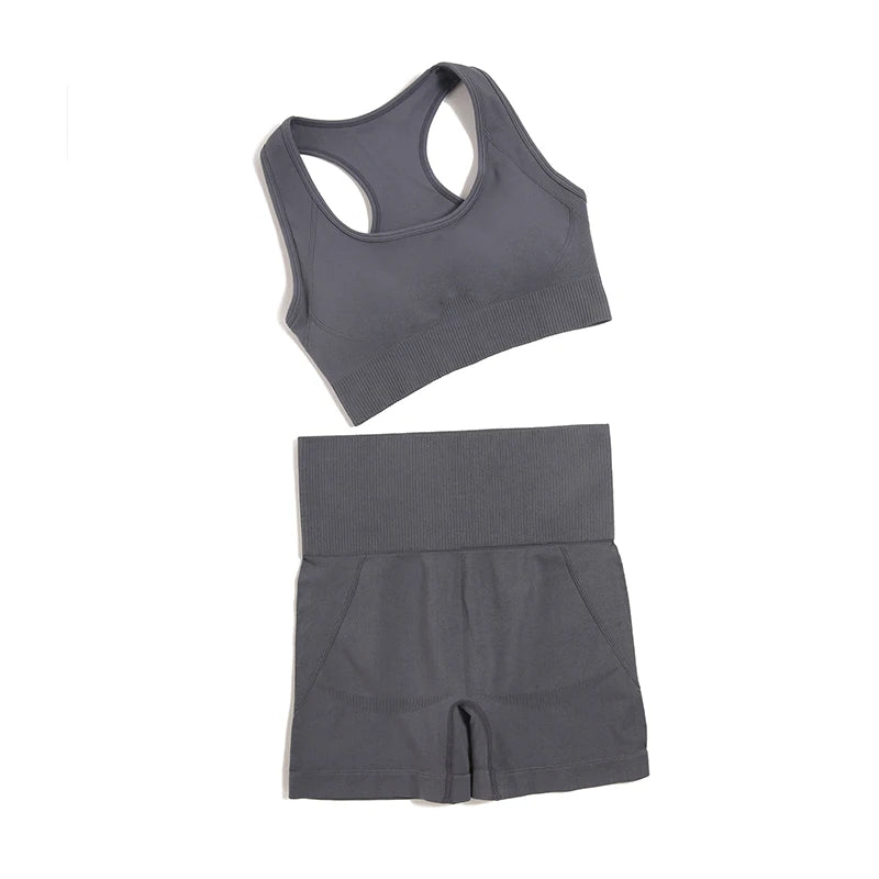 Seamless Gym Sportswear Set | 2, 3 or 4-Piece Yoga Activewear