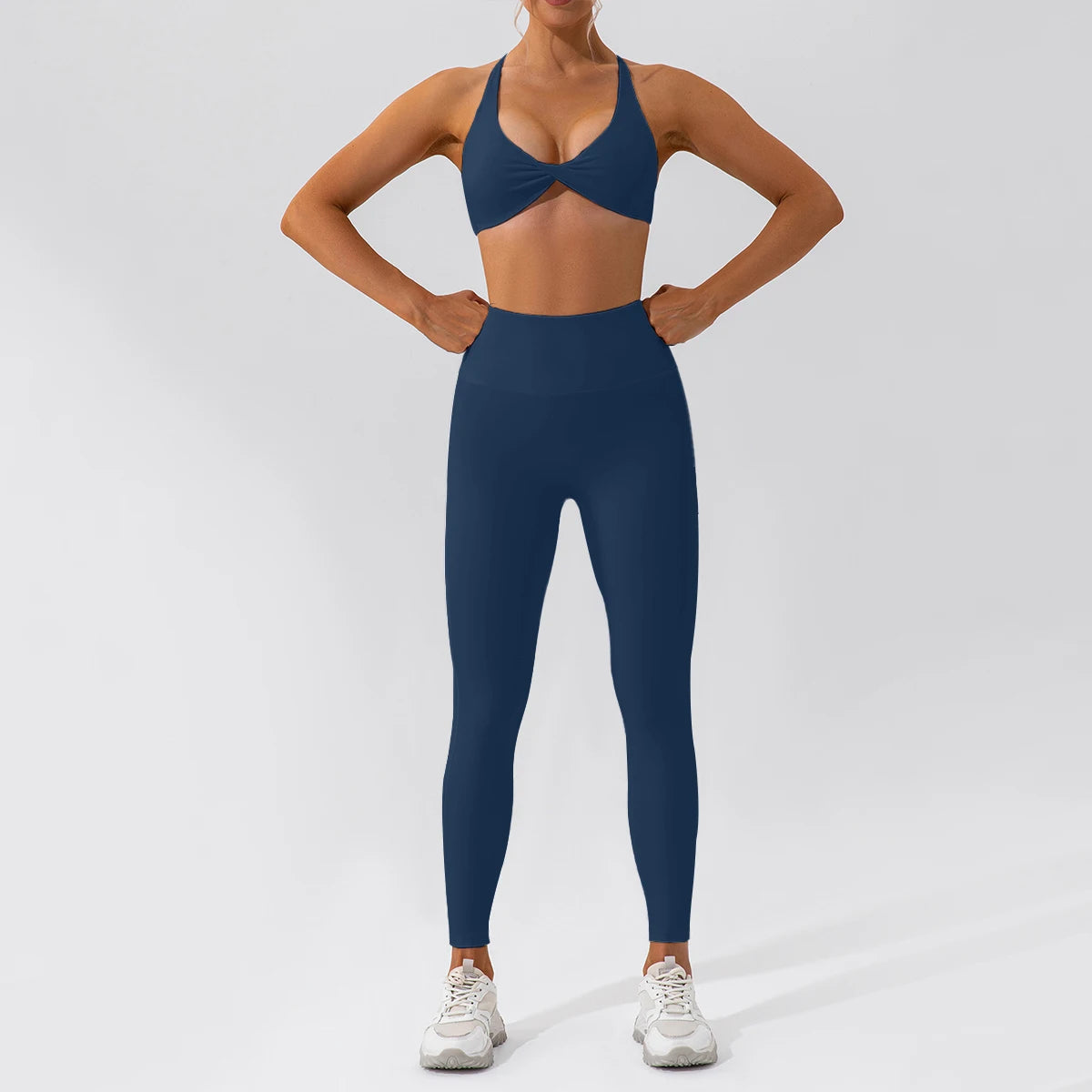 2-Piece Yoga Suit - Quick-Dry Long Sleeve Set
