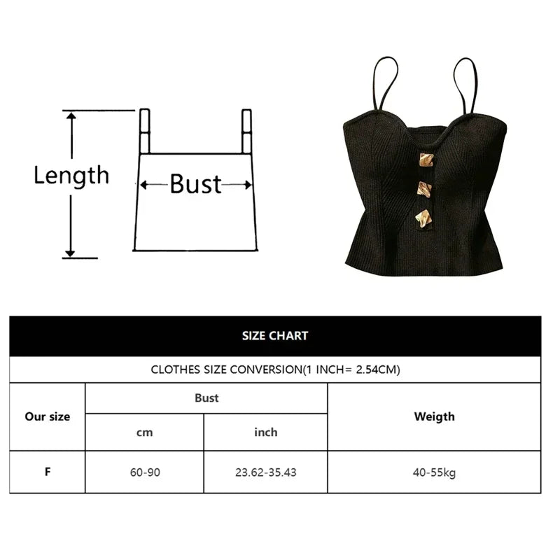 Cross-Knit Suspender Camisole | French Style Slim Fit Tank Top