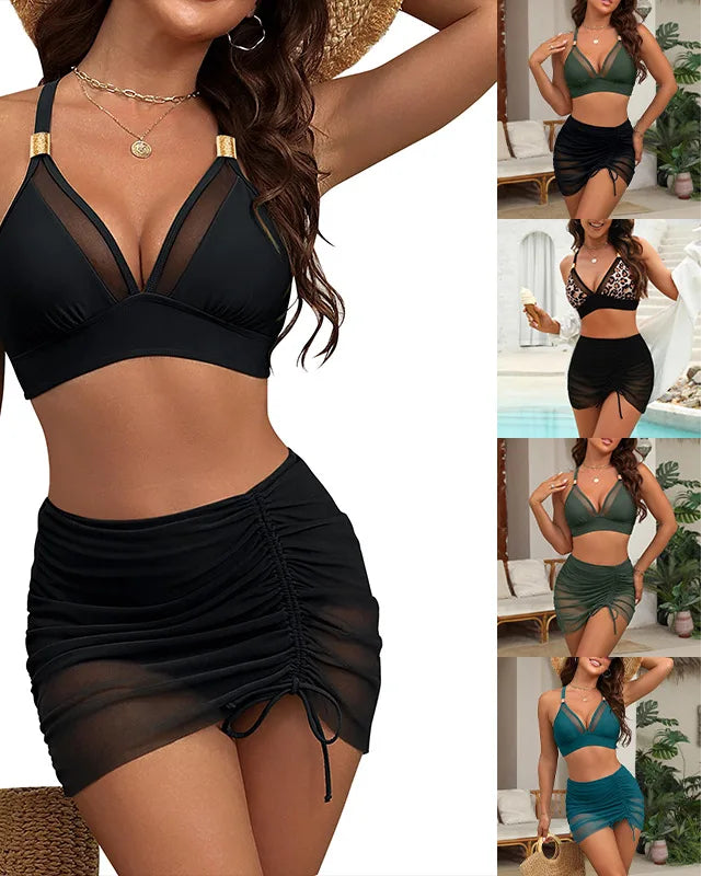 Women's High Waist Bikini Suit Swimsuit