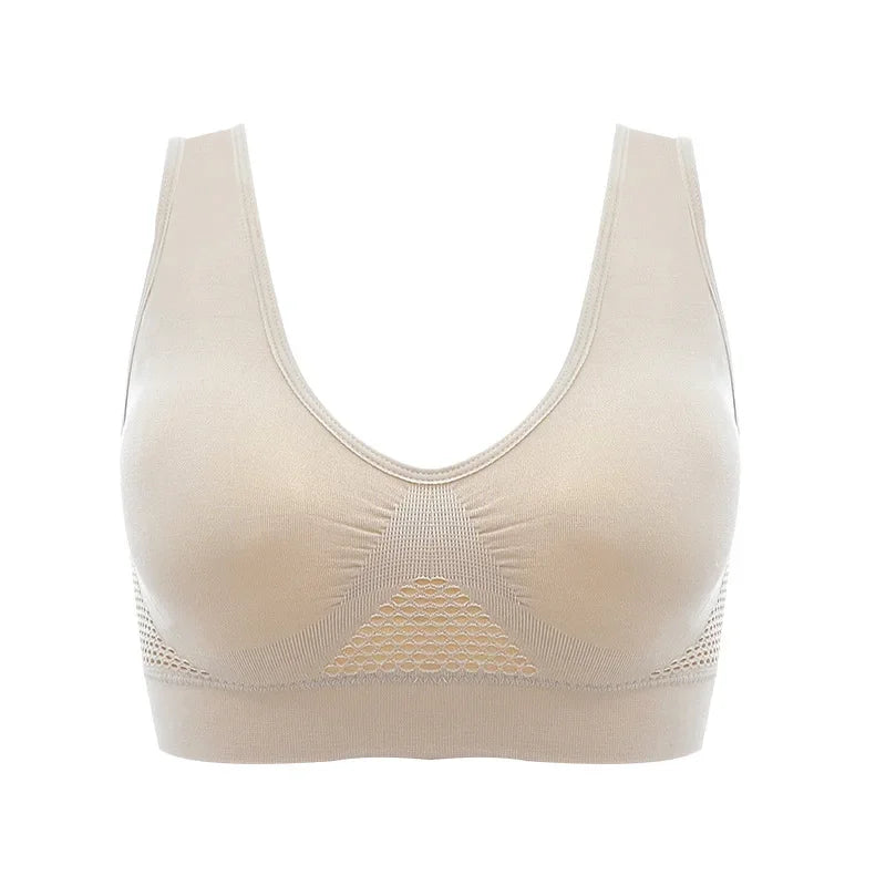 Shockproof Sports Bra Vest | Breathable Padded Gym Running Top