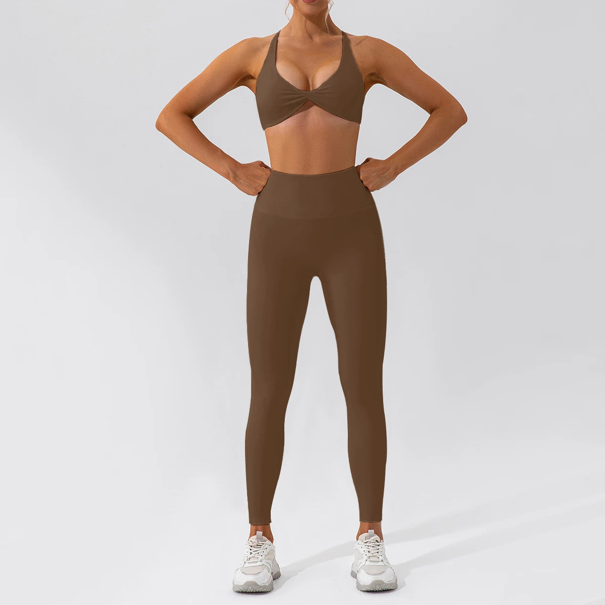 2-Piece Yoga Suit - Quick-Dry Long Sleeve Set
