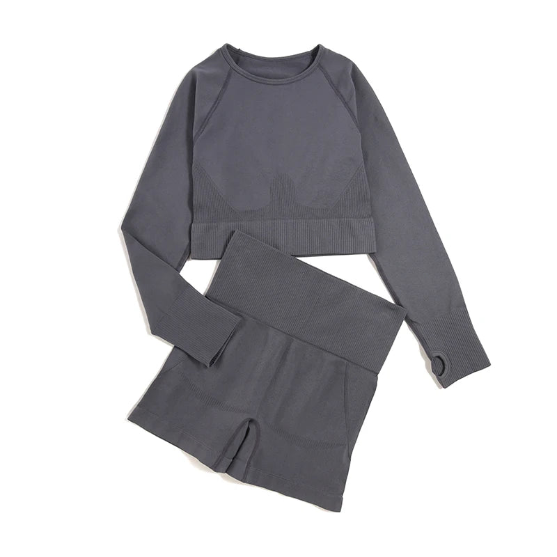 Seamless Gym Sportswear Set | 2, 3 or 4-Piece Yoga Activewear