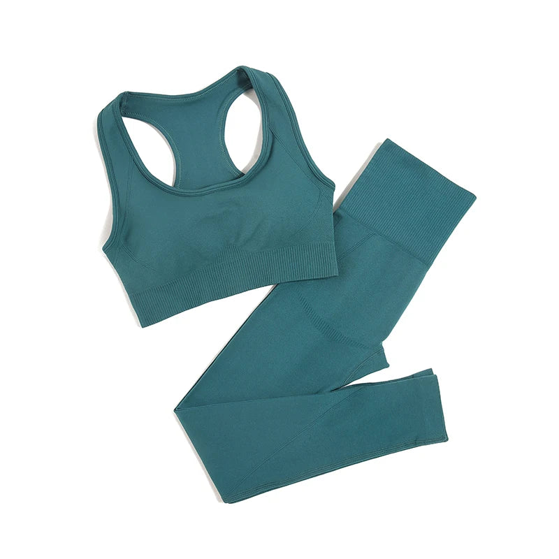 Seamless Gym Sportswear Set | 2, 3 or 4-Piece Yoga Activewear