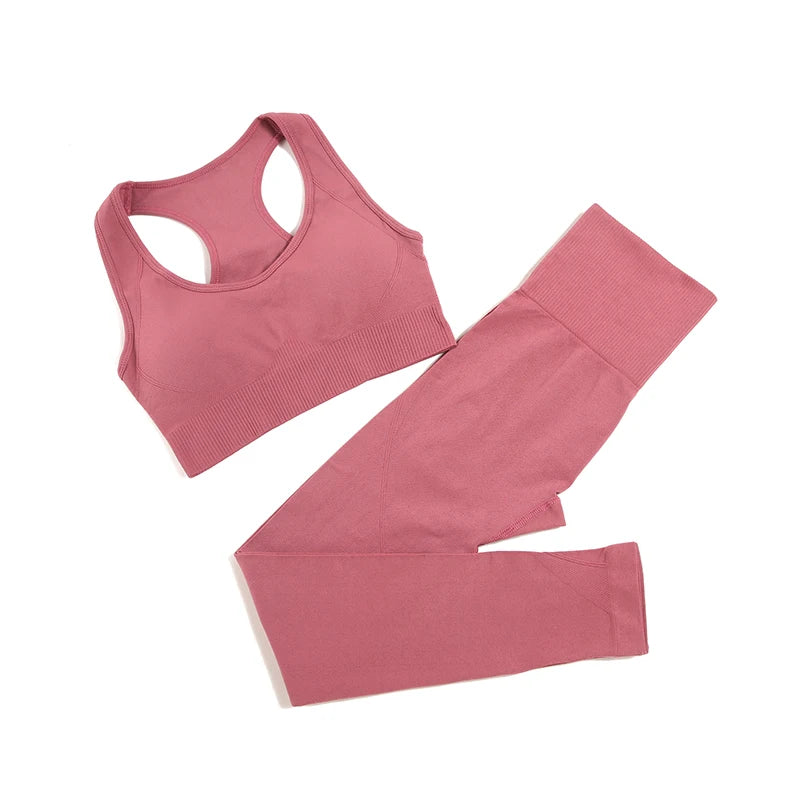 Seamless Gym Sportswear Set | 2, 3 or 4-Piece Yoga Activewear