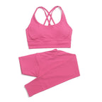 2-Piece Nylon Yoga Set | Breathable Quick-Dry Sportswear