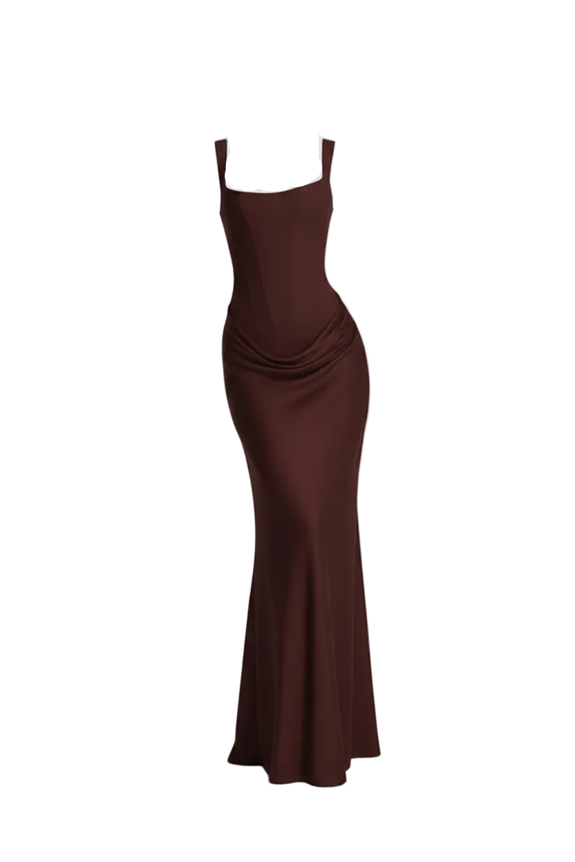 Corset Maxi Dress | Elegant Mermaid Ball Gown Evening Dress