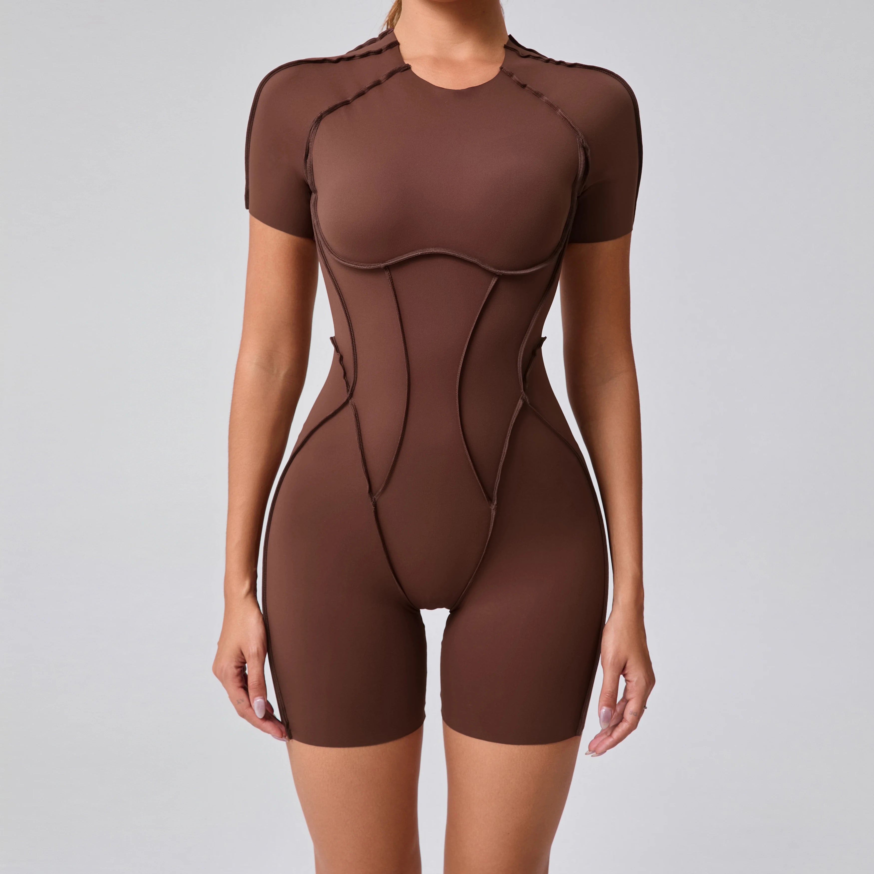 Backless Scrunch Booty Yoga Jumpsuit | Women's Fitness Gym Overalls