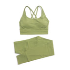 2-Piece Nylon Yoga Set | Breathable Quick-Dry Sportswear