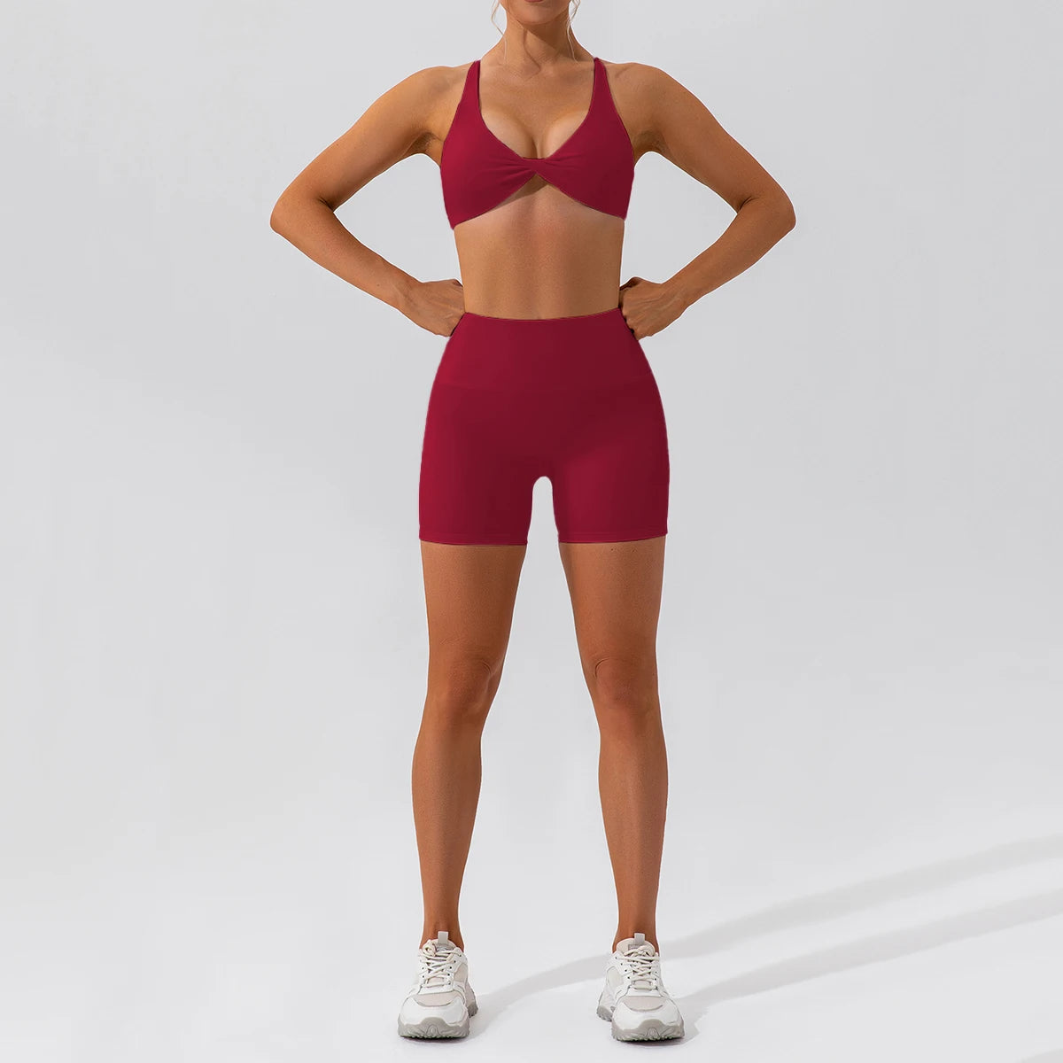2-Piece Yoga Suit - Quick-Dry Long Sleeve Set