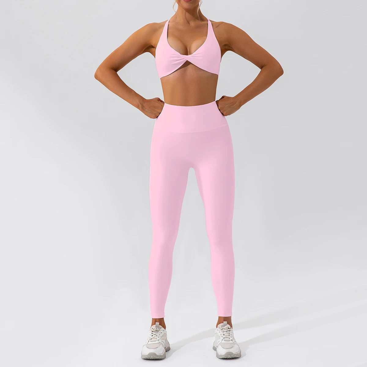 2-Piece Yoga Suit - Quick-Dry Long Sleeve Set