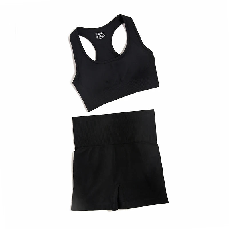 Seamless Gym Sportswear Set | 2, 3 or 4-Piece Yoga Activewear