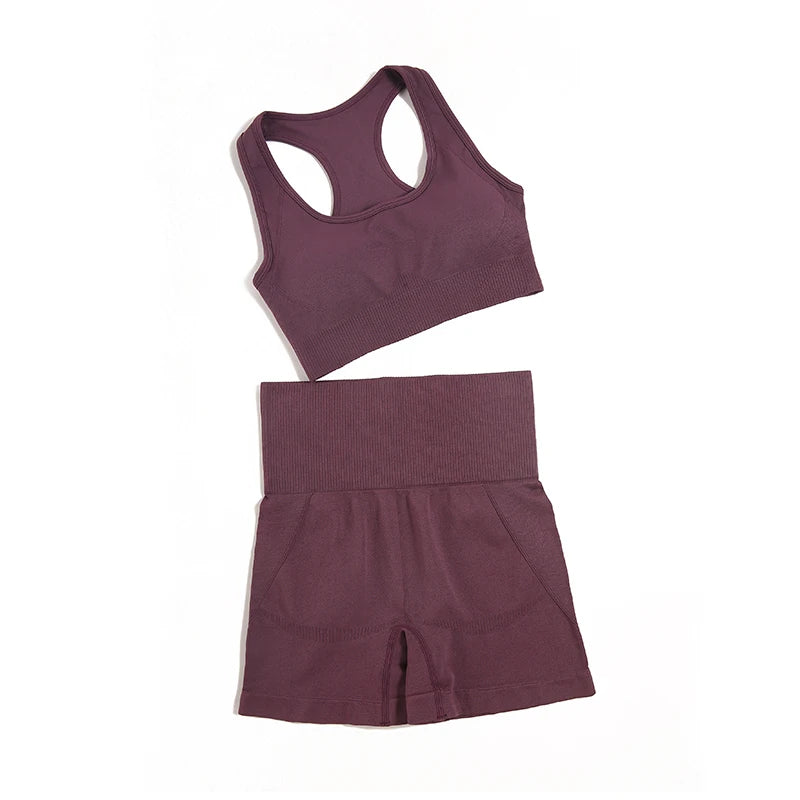 Seamless Gym Sportswear Set | 2, 3 or 4-Piece Yoga Activewear
