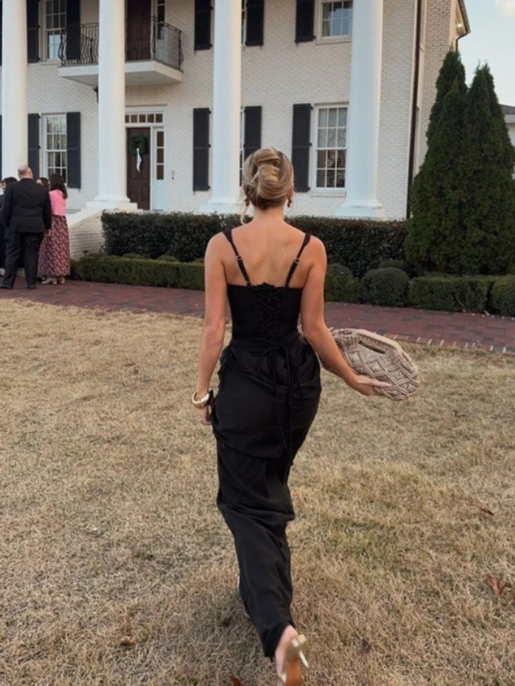 Corset Maxi Dress | Elegant Mermaid Ball Gown Evening Dress