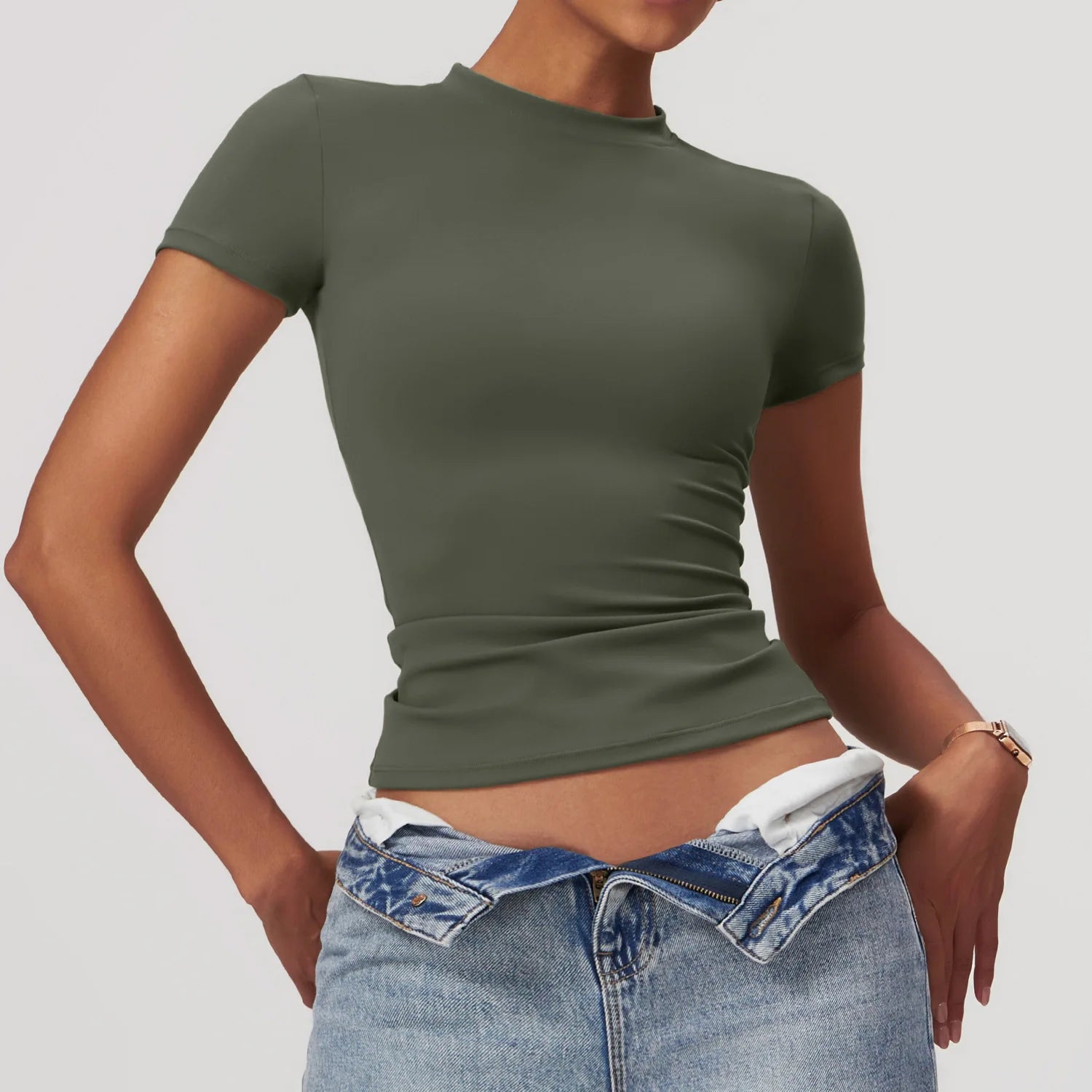 Breathable Sports Running T-Shirt | Women's Yoga Gym Activewear Top