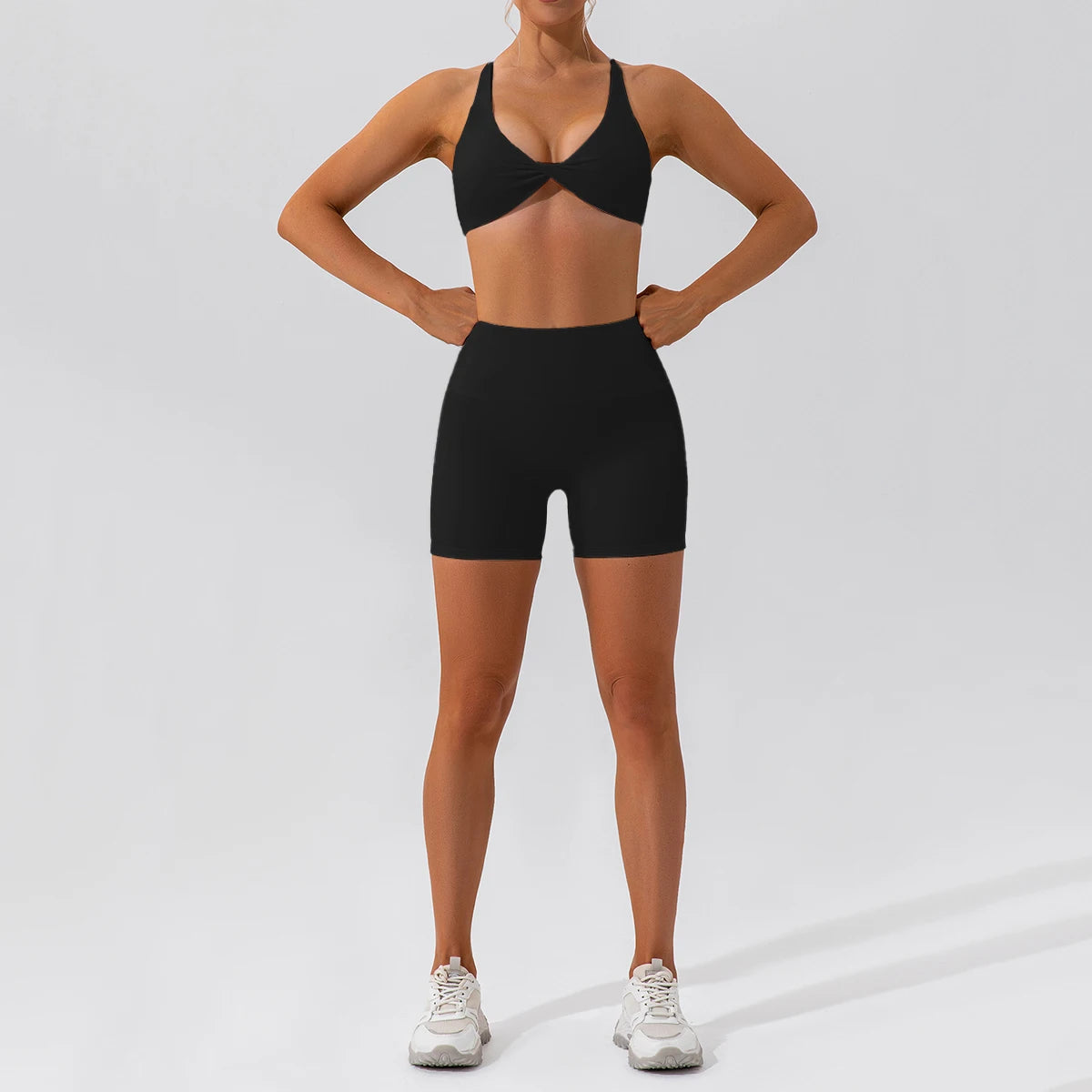 2-Piece Yoga Suit - Quick-Dry Long Sleeve Set