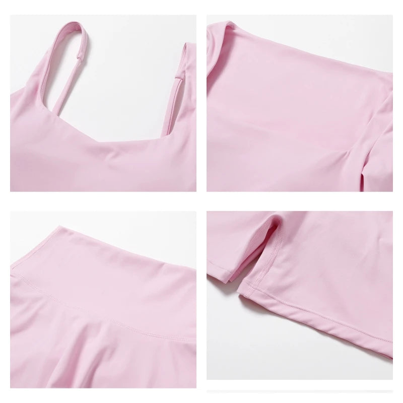 2-Piece Yoga Suit - Quick-Dry Long Sleeve Set