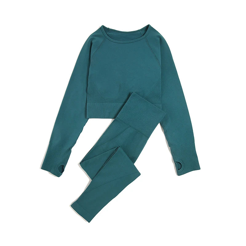 Seamless Gym Sportswear Set | 2, 3 or 4-Piece Yoga Activewear