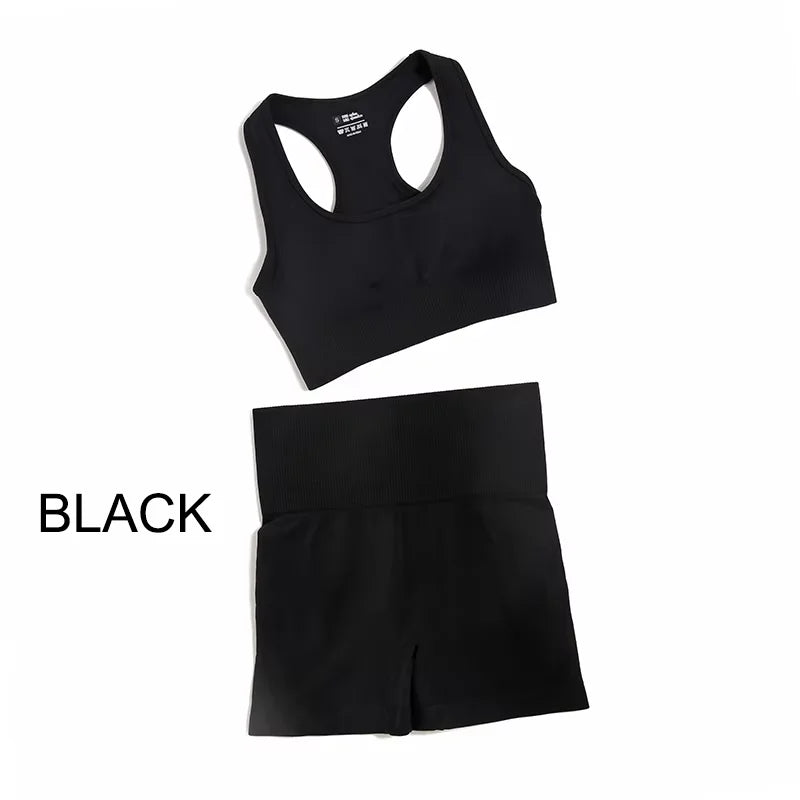 Seamless Gym Sportswear Set | 2, 3 or 4-Piece Yoga Activewear