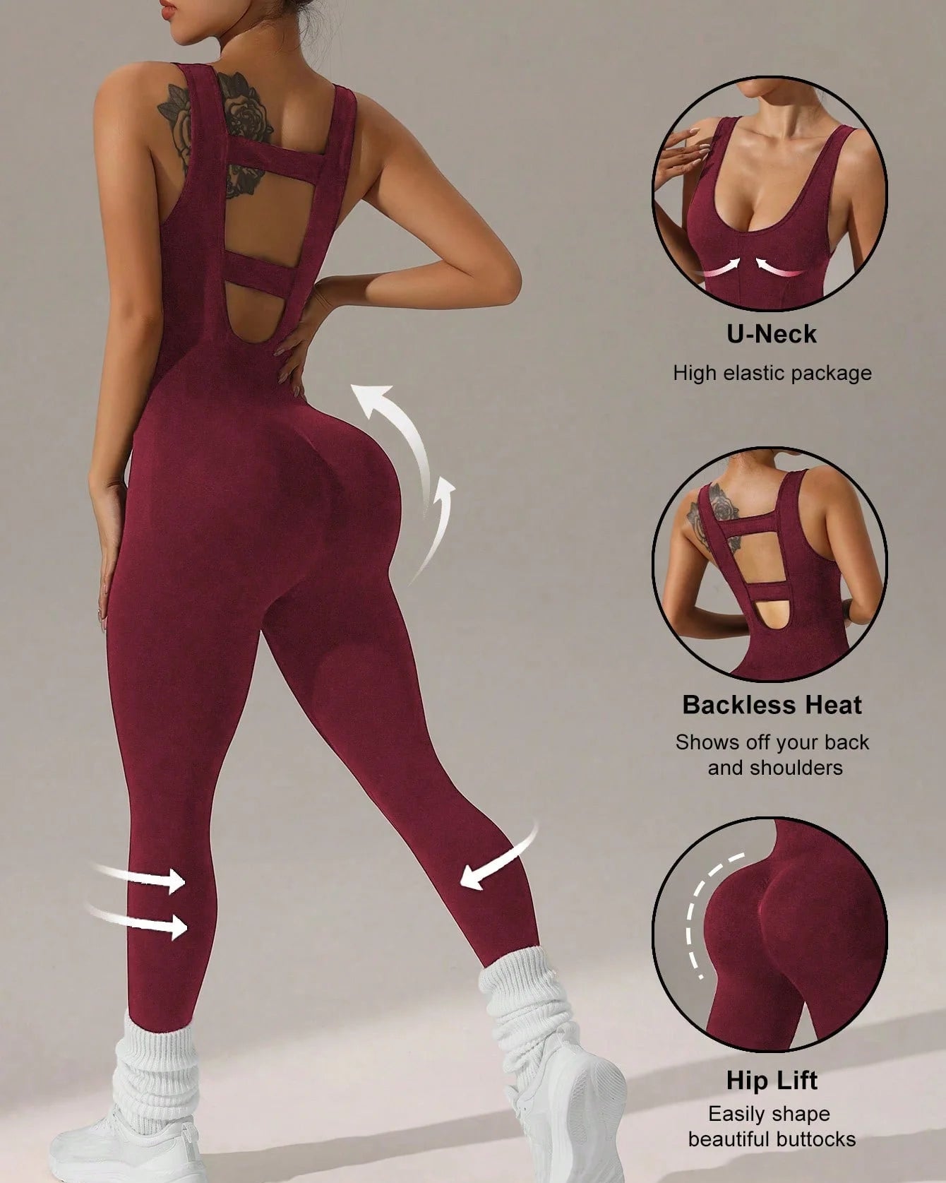 Hollow Vest Yoga Jumpsuit