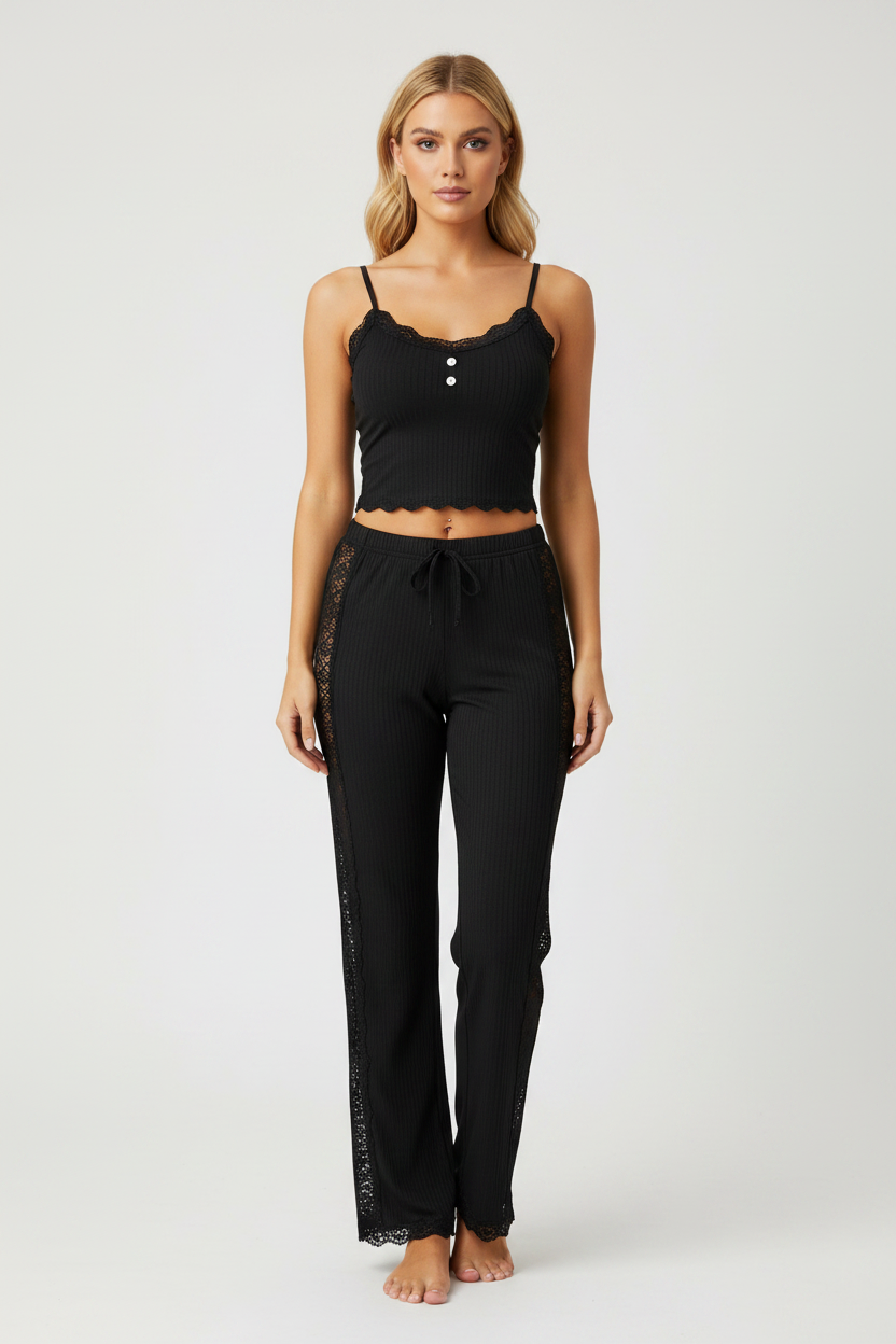 Black - Front full-body