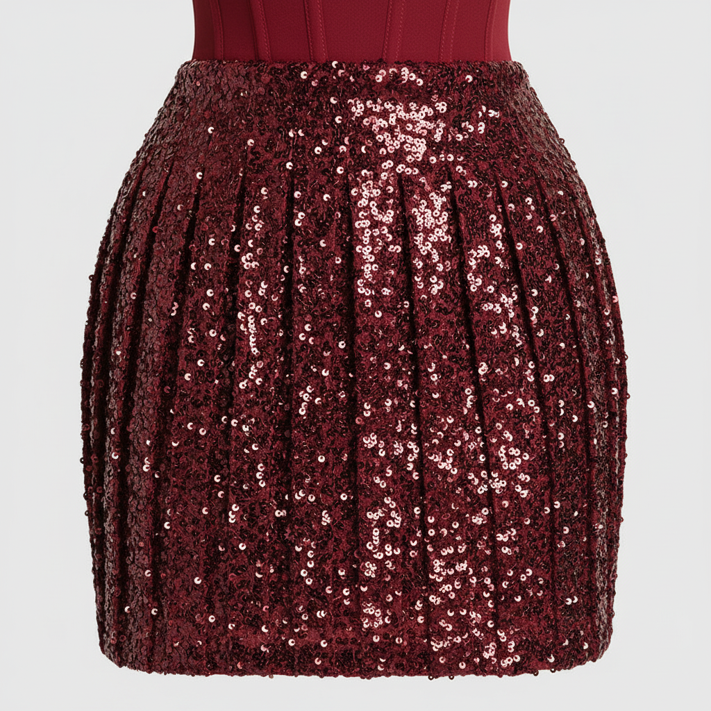 Wine Red Detail Close-Up